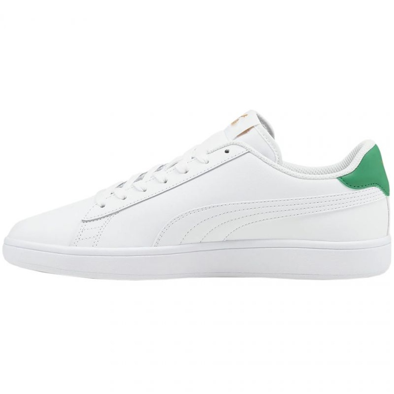 Puma Smash v2 LM 365215 36 blanco verde 1 Puma Smash v2 LM 365215 36 blanco verde 1
