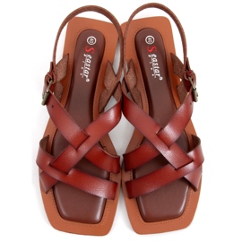 Sandalias romanas marrón Isang 1
