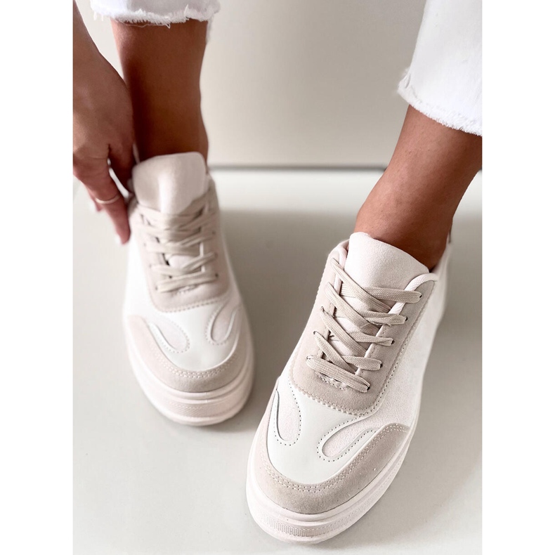 Deportivas de suela alta de Santi Beige 1