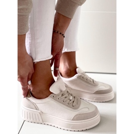 Deportivas de suela alta de Santi Beige 3