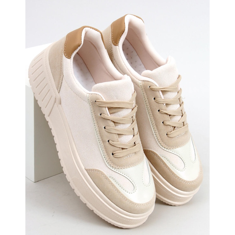 Deportivas de suela alta de Santi Beige 2