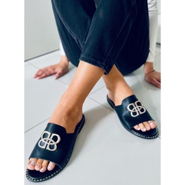 Pantuflas mujer Inday Negras negro 2 Pantuflas mujer Inday Negras negro 2