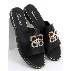 Pantuflas mujer Inday Negras negro 1 Pantuflas mujer Inday Negras negro 1