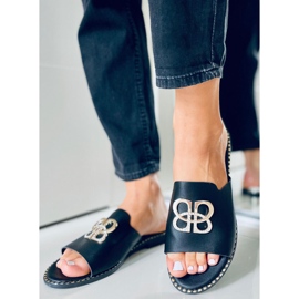 Pantuflas mujer Inday Negras negro 5