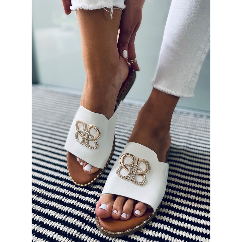 Pantuflas mujer Inday Blanco 2