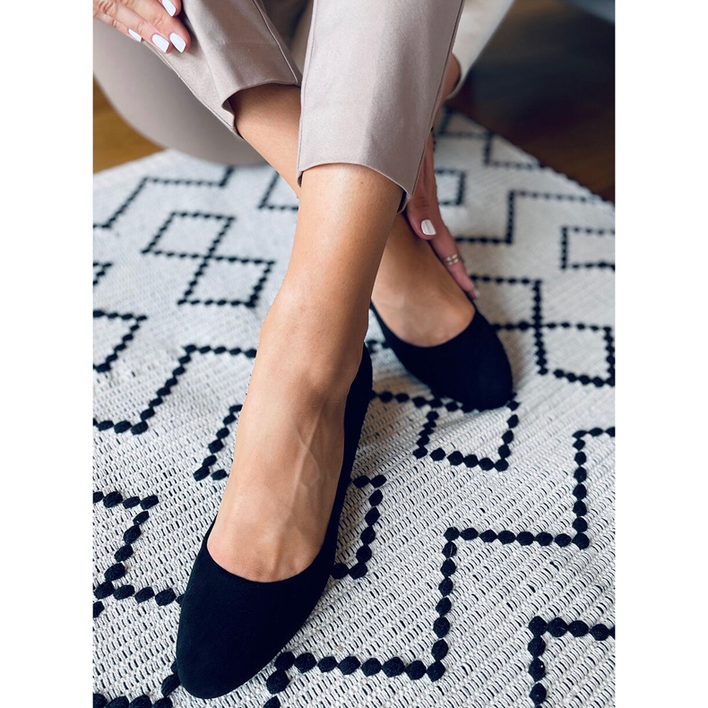 Salón tacones bajos Phoebe Negro 1