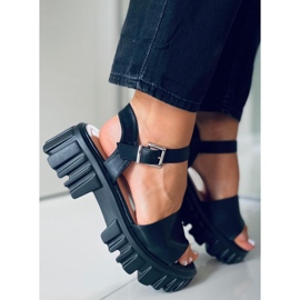 Sandalias de suela alta Dianne Black negro 5