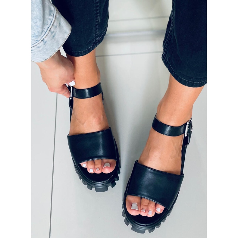 Sandalias de suela alta Dianne Black negro 1