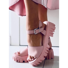 Sandalias de suela alta Dianne Pink rosado 4