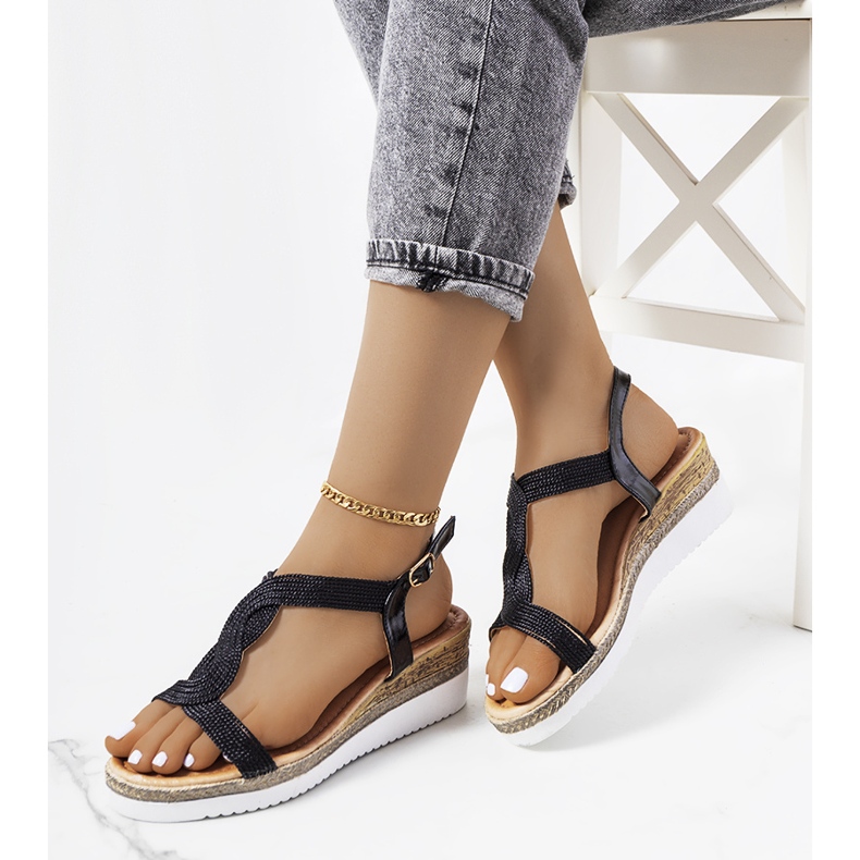 Sandalias mujer Forbes negras negro 1