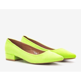 Zapatos de tacón alto Jody verde neón 1