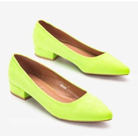 Zapatos de tacón alto Jody verde neón 3