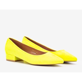 Zapatos de tacón amarillo neón de Jody 1