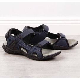 American Club W AM887B sandalias deportivas velcros azul marino 1