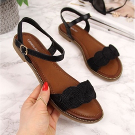 Sandalias planas T.Sokolski W SCA37A negro 1