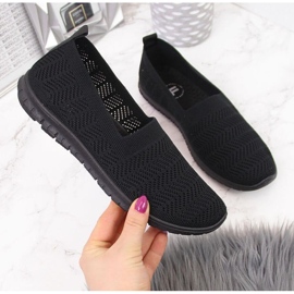 Zapatillas caladas negras slip on Filippo W PAW219A negro 1