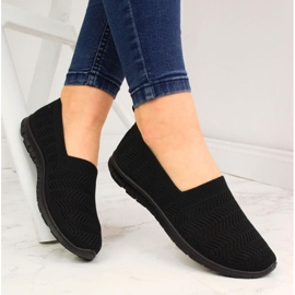 Zapatillas caladas negras slip on Filippo W PAW219A negro 2