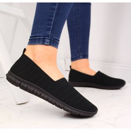Zapatillas caladas negras slip on Filippo W PAW219A negro 3