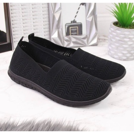 Zapatillas caladas negras slip on Filippo W PAW219A negro 4