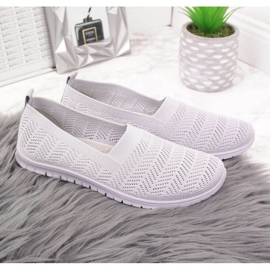 Zapatillas caladas grises slip on Filippo W PAW219C 4