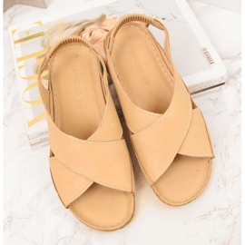Sandalias de piel T.Sokolski W SCA109A beige 5