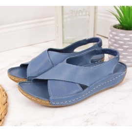 Sandalias de piel T.Sokolski W SCA109B azul 4