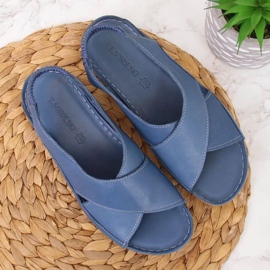 Sandalias de piel T.Sokolski W SCA109B azul 5