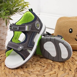 American Club W AM825B sandalias velcro gris 2
