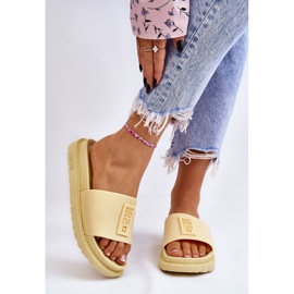 Pantuflas Mujer Big Star JJ274A305 Amarillo 1 Pantuflas Mujer Big Star JJ274A305 Amarillo 1