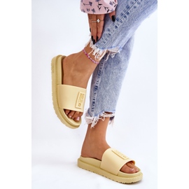 Pantuflas Mujer Big Star JJ274A305 Amarillo 2