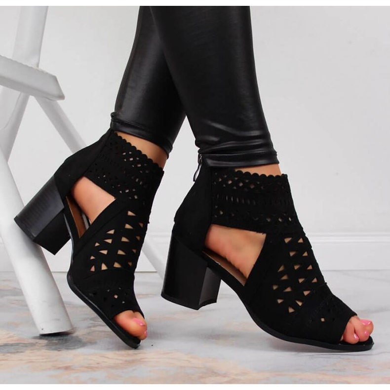 T.Sokolski W SCA158 sandalias caladas negro 2