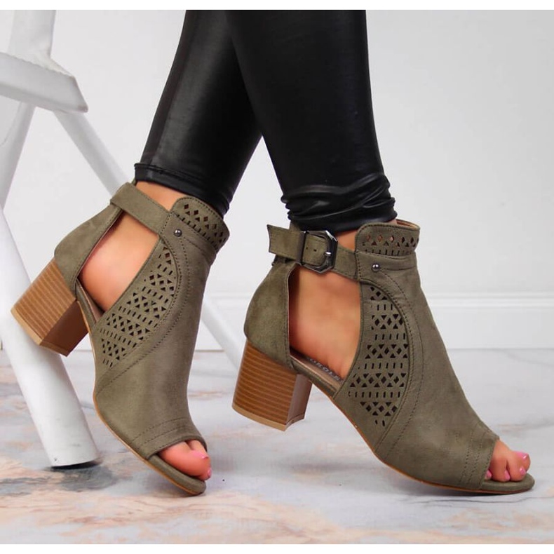 Sandalias caladas T.Sokolski W SCA159B caqui 2