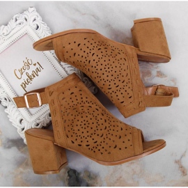 Sandalias caladas T.Sokolski W SCA160 camel marrón 6