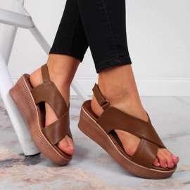 Sandalias Marron Cuña Filippo W PAW349B marrón 2