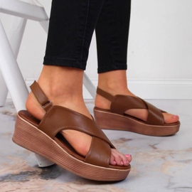 Sandalias Marron Cuña Filippo W PAW349B marrón 3