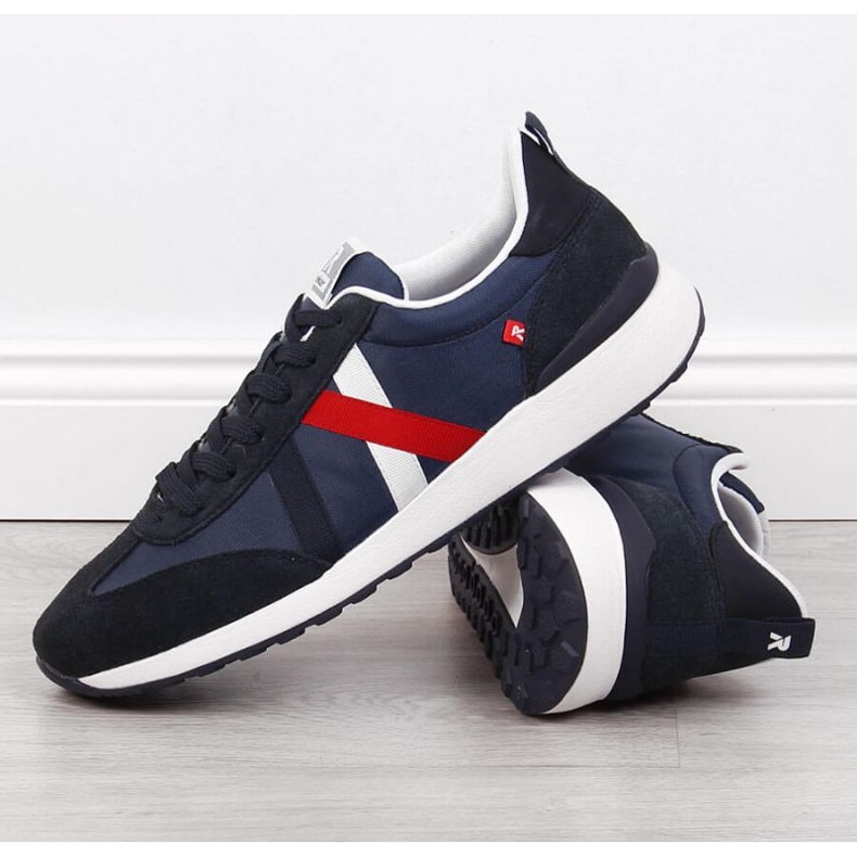 Deportivas casual Rieker M RKR539 azul marino 2
