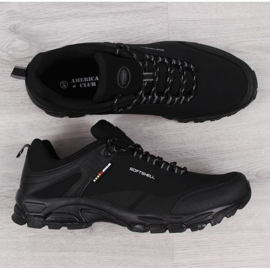 Zapatos trekking American Club M AM885 negro 4