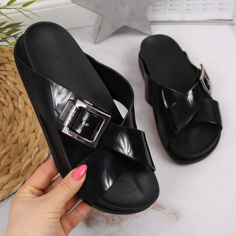 Meliski Zaxy JJ285055 zapatillas de playa negras negro 1