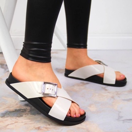 Pantuflas Meliski Zaxy W JJ285057 crema crudo 3