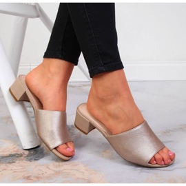 Zapatillas en el bloque Sergio Leone W SK375B beige 2