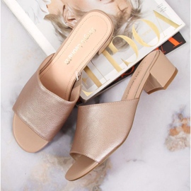 Zapatillas en el bloque Sergio Leone W SK375B beige 6