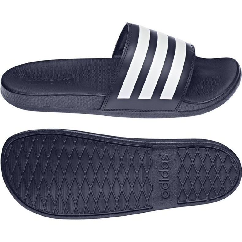 Zapatillas Adidas Adilette Comfort M GZ5892 blanco azul marino 1