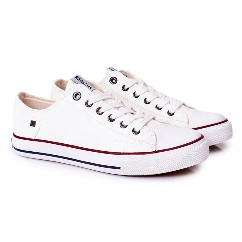Zapatillas Hombre Piel Big Star II174001 Blanco 2