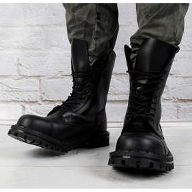 Botas de hombre de cuero negro, sin aislamiento Gregor 6