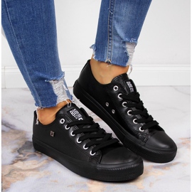 Deportivas bajas de piel ecológica negra Big Star V274871 negro 3