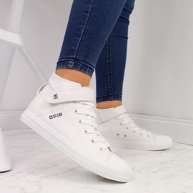 Deportivas blancas con velcros Big Star V274541SS20 blanco 5
