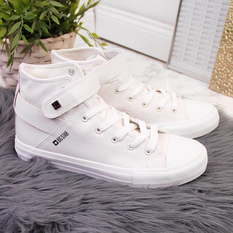 Deportivas blancas con velcros Big Star V274541SS20 blanco 2