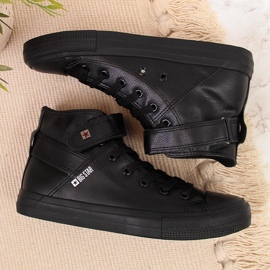 Deportivas negras con velcro ecopiel Big Star V274542 negro 2