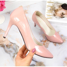 Bombas en un stiletto polvo Juma polvo rosa rosado 3