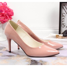 Bombas en un stiletto polvo Juma polvo rosa rosado 2